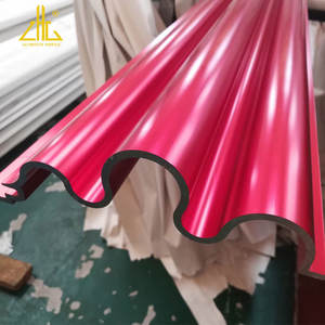 Revêtement mural en profilés aluminium, <span class=keywords><strong>lames</strong></span> ou lamelles <span class=keywords><strong>à</strong></span> emboîtement, grain de <span class=keywords><strong>bois</strong></span>, revêtement extérieur - Product Image 1