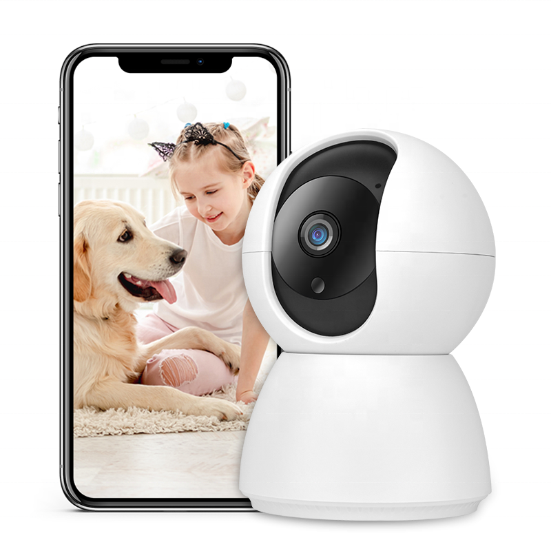 Full HD 1080P ICSEE otomatik takip wifi bebek izleme monitörü ing kamera ses babyphone insan algılama kablosuz akıllı video bebek izleme monitörü