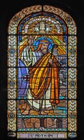 Panneau de séparation personnalisé en vitrail, portrait en verre, verre artistique stratifié imperméable pour salle à manger, salon, salle de bain, bureau