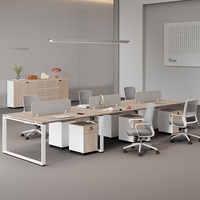 Bureau de direction moderne en bois Shuo Ran |   Bureau commercial durable avec tiroir de rangement pour dossiers