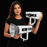 Lampu Fotografi LED 500w Profesional untuk Video Kamera 2800-6800K, Warna Putih, Laris Terjual