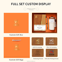 Ensemble cadeau de stylo pour carnet, thermos, journal en cuir à couverture rigide, tasse à café, ensemble de papeterie avec boîte cadeau pour le bureau et les affaires