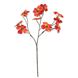 Tige de fleurs artificielles de <span class=keywords><strong>cornouiller</strong></span> de 68cm de long Décor <span class=keywords><strong>à</strong></span> la maison Fleurs de <span class=keywords><strong>cornouiller</strong></span> Spray - Product Image 3