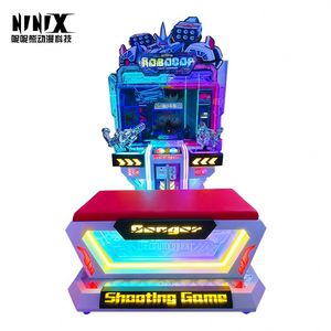 Durable Indoor Playgrounds <b>Arcades</b> Vibrant LED Lighting Immersive Gameplay for Kids-Popular Coin Operated Shooting Game Console - Product Image 5