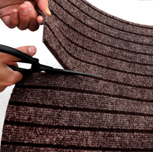 Paillasson antidérapant à 7 rayures, <span class=keywords><strong>tapis</strong></span> de couloir en Polyester - Product Image 5