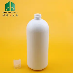 Botol Kemasan Lotion Pompa Plastik Matte Hitam, Botol Kosong Hdpe 1000 Ml 1 Liter dengan Pemicu Pompa Semprot