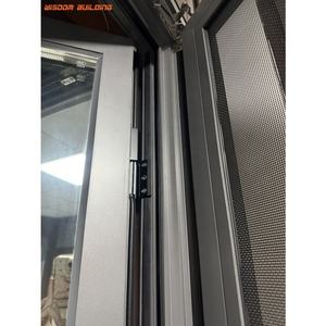 Moustiquaire pour porte battante en alliage d'aluminium <span class=keywords><strong>à</strong></span> rupture thermique et pont cassé pour <span class=keywords><strong>fenêtre</strong></span> latérale étanche <span class=keywords><strong>française</strong></span> pour le marché africain - Product Image 5