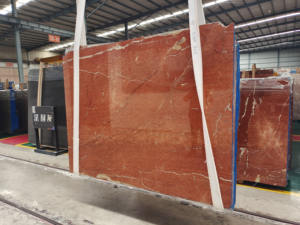 Losas de mármol para decoración de interiores, producto nuevo, Rosso español, Rojo, alicates - Product Image 3