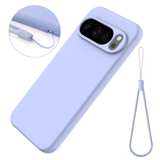 Shockproof Soft TPU Silicone Protective Mobile Phone Case with Wristband Strap for Google Pixel 10 Pro XL 9Pro Back Cover Cases
