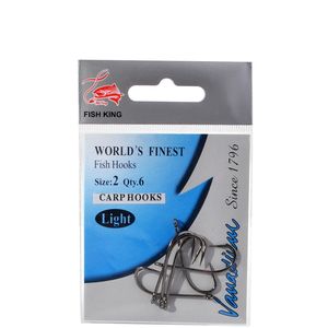 Saltwater Fishing Circle <strong>Hooks</strong> <strong>2</strong># 4# 6# Decoy Fishing <strong>Hook</strong> with Barb for Lure Fly Fishing Great for Catfish in Rivers Streams - Product Image 3