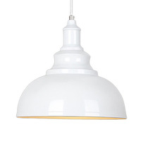 LED Pendentif Éclairage En Métal Vintage Abat-Jour En Fer Lustre Pendentif Lumière
