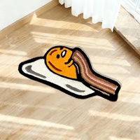 Tapis tufté personnalisé avec logo, tapis commercial fait main, tapis découpé sur mesure pour la décoration de la pièce