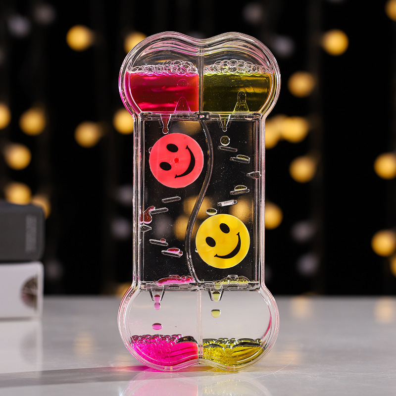 Visage souriant coloré SY156 rose et jaune