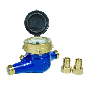 Compteur de débit d'eau analogique domestique fiable DN25 en laiton - Product Image 2