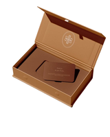 Boîte en carton rigide avec fermeture magnétique noire mate, personnalisation de la marque, gaufrage gratuit, emballage en papier, dossiers rigides, boîte cadeau