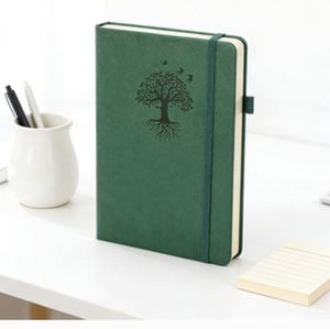 Agenda Vegana de Cuero PU Happiness, Organizador Personalizado, Diario de Gratitud Semanal y Mensual sin Fechar, Cuaderno Planificador - Product Image 2