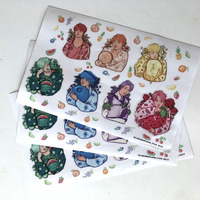 Autocollant personnalisé avec impression UV, étiquette en plastique transparente, 1 pièce