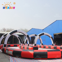 WINSUN Boule Zorb Gonflable Sur Mesure, Piste d'air pour Jeu Commercial Extérieur, Matériau PVC, CE, Ignifuge, Étanche, Facile à Utiliser