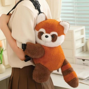 Sac à Bandoulière Kawaii en Peluche pour Enfant, Grande Capacité, Animal en Peluche, <span class=keywords><strong>Panda</strong></span> Rouge, Ours, Sac à Dos pour Fille - Product Image 5