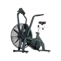 Vélo de spinning d'intérieur portable en acier inoxydable, à résistance par ventilateur et entraînement électrique réglable, en promotion directe usine