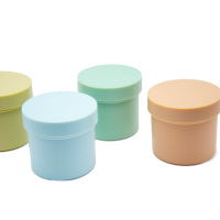 Bocaux d'emballage cosmétique vide, 20 pièces, douces au toucher, crème de couleur pour le corps, avec capuchon à vis