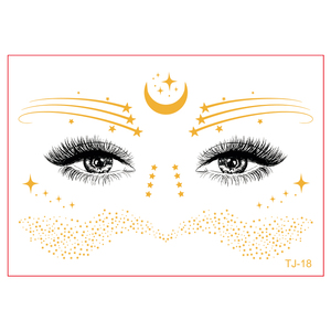 Offre Spéciale personnalisé corps or feuille d'argent métallique <span class=keywords><strong>tatouage</strong></span> <span class=keywords><strong>temporaire</strong></span> autocollant doré enterrement <span class=keywords><strong>de</strong></span> vie <span class=keywords><strong>de</strong></span> jeune fille <span class=keywords><strong>tatouage</strong></span> métallique - Product Image 5