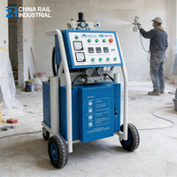 La machine de pulvérisation de mousse de polyuréthane mobile E3 la plus rentable pour l'isolation des murs de maison est certifiée CE.