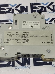 Plc 60118 <strong>D1a</strong> Multi 9 C60 Circuit Breaker, 1-<strong>pole</strong> 240v 1a for Warranty Product - Product Image 2