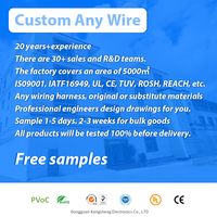 Kabel IDC Kustom 2.54 MM Kabel Pita Datar IDC 10PIN Tembaga Murni Kabel Harness Kustom