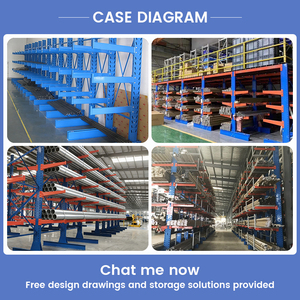 Di alta qualità su misura magazzino regolabile Cantilever <span class=keywords><strong>Rack</strong></span> per lungo tubo di alluminio tessuto rotolo di metallo tubo di acciaio bobina di stoccaggio - Product Image 4