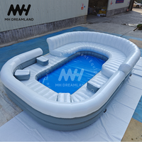 Grand toboggan gonflable en PVC pour parc aquatique d'été Jouets et structures de plein air pour jeux d'eau amusants