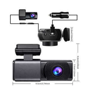 Nouvelle Caméra de Tableau de Bord 2026 <span class=keywords><strong>Prix</strong></span> Usine en Gros 1080p WiFi Double Objectif Enregistreur de Conduite DVR Voiture Caméra de Bord Originale Boîte Noire - Product Image 2