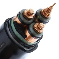 Câble d'alimentation industriel haute tension flexible en cuivre pur isolé PVC avec gaine noire pour applications solaires