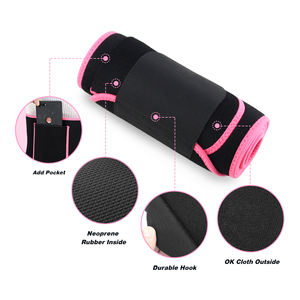 Ks-5010 # Perak Ion Bungkus Perut Neoprene Ikat Pinggang Kustom Pemangkas Pelangsing Sabuk <span class=keywords><strong>Sauna</strong></span> Sabuk Keringat Sabuk Pinggang - Product Image 5