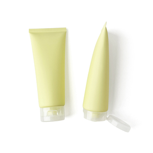 Tubo Exprimible de Plástico Mate Naranja de 100 ml, Envase Cosmético de PE con Tapa Abatible, Logotipo Personalizado, Crema de Manos, Loción, Limpiador Facial - Product Image 3