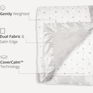 Couverture lestée B916 <span class=keywords><strong>pour</strong></span> bébé, 4 lb, respirante, double tissu, minky, côté rafraîchissant, microfleece confortable, matériaux de qualité supérieure - Product Image 4