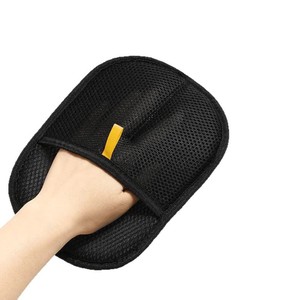 Gants anti-poils pour animaux de compagnie, noirs, anti-statiques, pour canapé et tapis, gants portables en tissu - Product Image 1