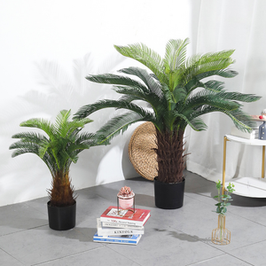 Cycad artificiel en pot, <span class=keywords><strong>grande</strong></span> <span class=keywords><strong>plante</strong></span> verte <span class=keywords><strong>d</strong></span>écorative pour centres commerciaux, salons, accessoires de photographie de mariage - Product Image 3