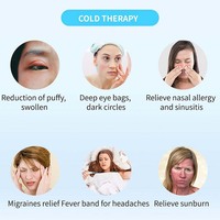 Masque facial rafraîchissant de beauté en tissu/perles de gel réutilisables du marché américain d'Europe populaire pour les poches et le soulagement du stress