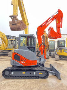 Mini-pelleuse sur chenilles d'occasion de 5 tonnes, modèle Hitachi Zx50u, Zx35u, Zx75us, Zx55u, Ex120 à vendre - Product Image 3