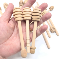 Palito para Remover Miel de Madera de Loto, Diseño Moderno y Simple con Grano de Madera Original, Extractor de Miel y Mermelada, Venta al por Mayor