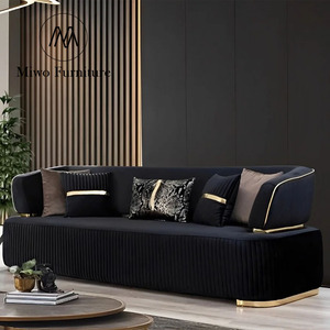 Nhung hiện đại sofa cắt cho biệt thự cao cấp Nhà Hoàng Gia đi văng chuyển đổi sang trọng đóng vai chính sảnh khách sạn thiết kế lấy cảm hứng từ Hàn Quốc - Product Image 2
