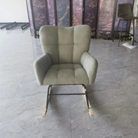 Fauteuils d'appoint de style européen DISHI, meubles, fauteuil simple, fauteuil à bascule, fauteuil lounge