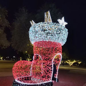 Statue de Père Noël géante 3D LED ondulante 2026 – Décoration de Noël pour centres commerciaux et parcs - Product Image 3