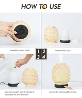 Diffuseur d'huiles essentielles, diffuseur d'arômes pour hôtel, spa, salle de yoga - Humidificateurs pour chambre à coucher, lumière pour enfants/femmes, relaxation à domicile