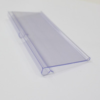 Plastique PVC auto-adhésif plat magasin extrudé bande de données supermarché prix porte-étiquette étagère étiquette de prix porte-billet