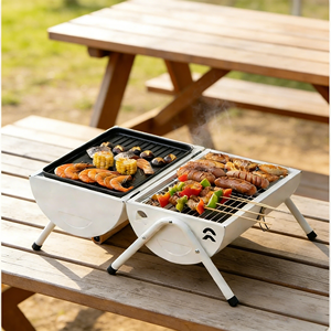 Parrilla Portátil <span class=keywords><strong>de</strong></span> <span class=keywords><strong>Carbón</strong></span> Tipo Barril T1, Parrilla <span class=keywords><strong>de</strong></span> <span class=keywords><strong>Carbón</strong></span> <span class=keywords><strong>para</strong></span> Exteriores <span class=keywords><strong>para</strong></span> Restaurante, Parrilla <span class=keywords><strong>de</strong></span> <span class=keywords><strong>Carbón</strong></span> <span class=keywords><strong>de</strong></span> Acero Inoxidable con Tapa en Venta - Product Image 4
