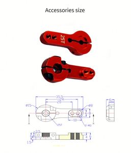 เซอร์โว HANHAI FT5835M แรงบิดสูง ดิจิตอล สำหรับรถบังคับวิทยุ Hsp/HPI/Tamiya/Traxxa Nitro  มอเตอร์เกียร์เหล็ก ของเล่นบังคับวิทยุ - Product Image 5
