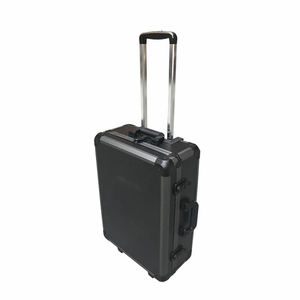 Mallette de <span class=keywords><strong>maquillage</strong></span> en aluminium avec support mallette de <span class=keywords><strong>maquillage</strong></span> professionnelle avec lumière led miroir chariot mallette cosmétique éclairée - Product Image 2