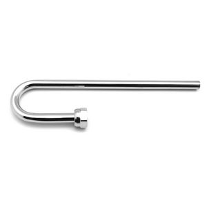 Poignée de parapluie en métal, modèle tube, design incurvé, pour usage promotionnel - Product Image 1